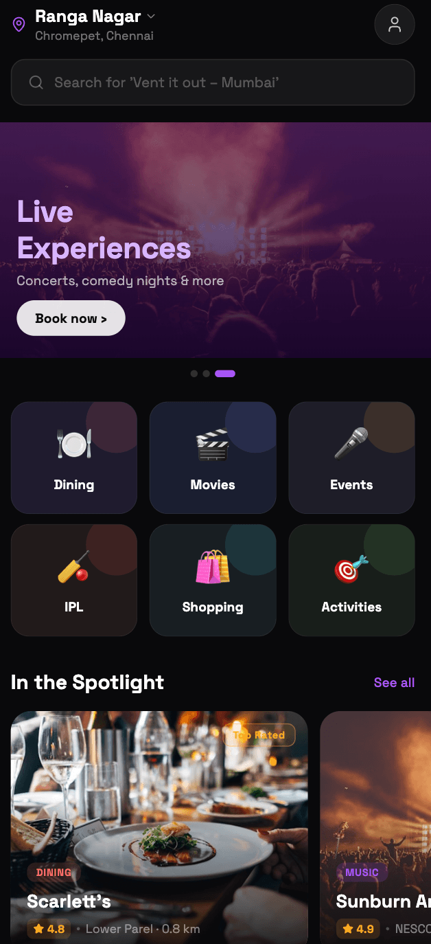Zomato District Clone
